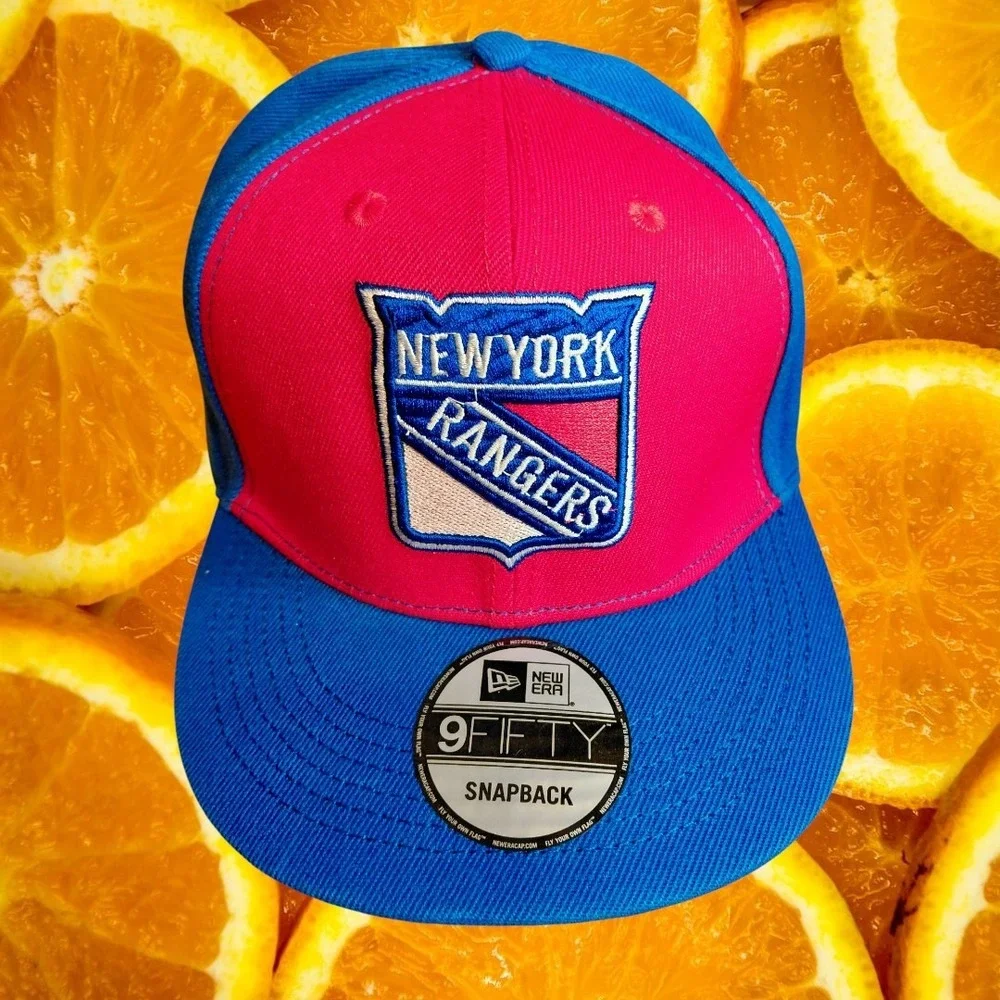 New Era NHL New York‎ Rangers 9FIFTY Snapback Hat Cap Mens